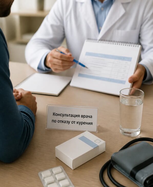 Консультация врача по отказу от курения для взрослых в Чайковском